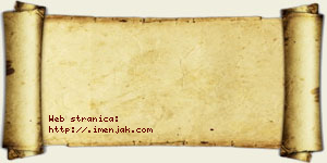 Jovana Zorić vizit kartica